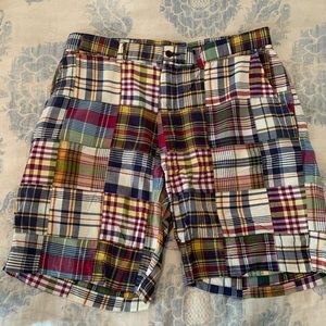 Polo plaid shorts